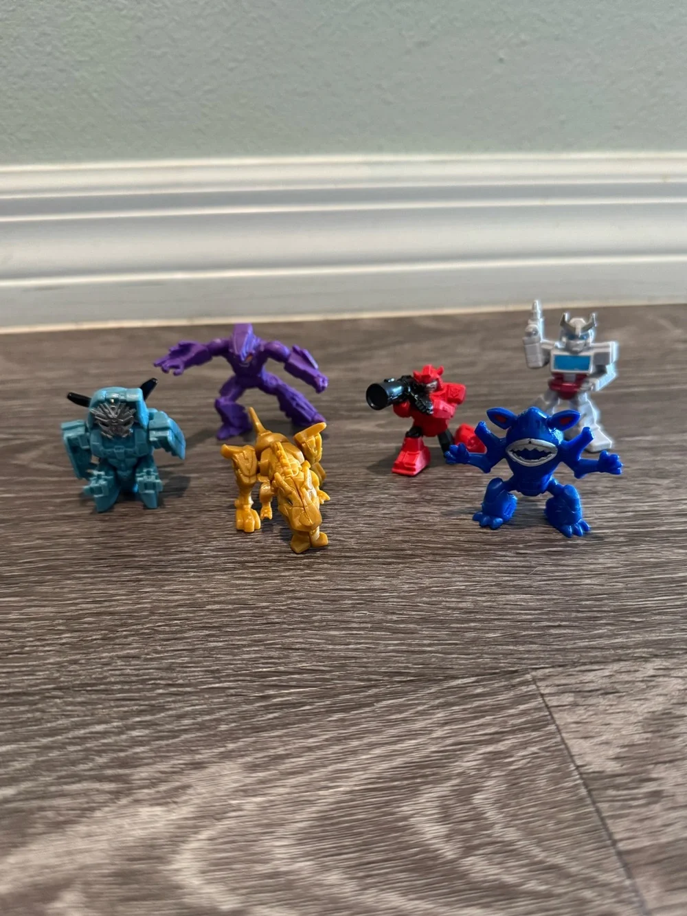 Transformers Tiny Titans mini-figures from Hasbro. Set of 7